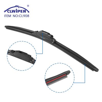 China CLWIPER Natural Rubber Material Wiper Blade Best For Rain Auto Parts Car Window Wiper Flat Rubber for sale