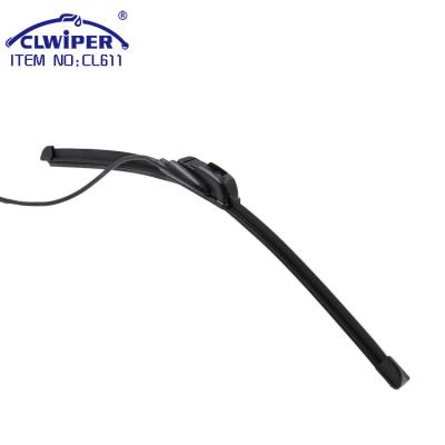 China Natural Rubber Refill Flat Front Windshield Wiper Blade With Spray Nozzle Universal For Cars for sale