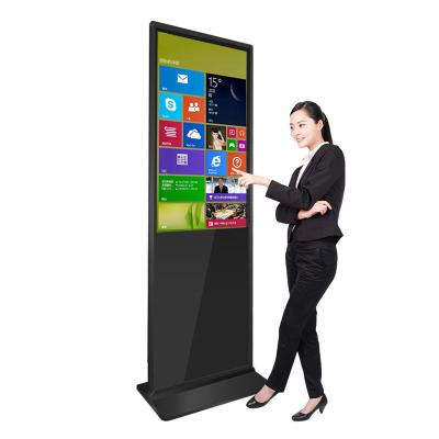 China Free Standing Digital Signage Touch Screen 65inch LCD Display High Brightness Tft Lcd Display for sale