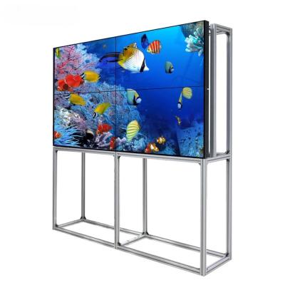 China 49 polegadas UD 4k 3x3 controlador de parede de vídeo Ultra Slim Bezel Lcd TV Paredes Removível Mural Mount à venda