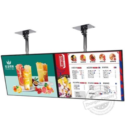 China Signage Player 50 Inch LED Monitors Roof Hanging High Definition Wall Mount Screen Android OS LCD Display For Advertisin en venta