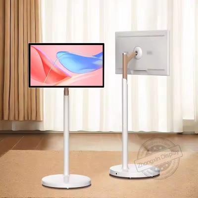 中国 Stand By Me TV 21.5 27 32 Inch Smart Touch Screen Portable Movable Rechargeable Lcd Smart TV 販売のため