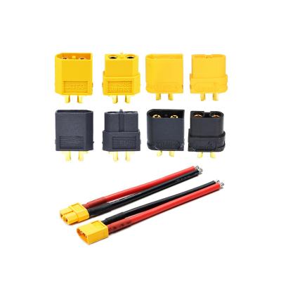 China High Quality Lipo Battery Power Cable XT60 XT60-F DC Male Female Connector With 10cm Silicon 14awg Power Connection Lead Cable For Model Aircraft Battery for sale