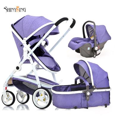 China Carry Baby High Quality Low Price Ultra Light 4 Wheels Travel System Strollers Baby Pram for sale