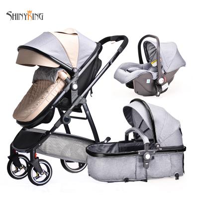 China China Manufacturer Carry Baby Good Price Travel 3in1 Baby Stroller Luxury for sale