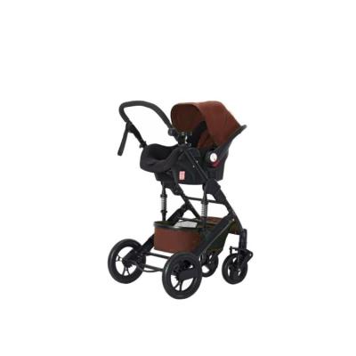 China Canvas Luxury Lightweight Compact 3 in 1 Baby Stroller Warm Mommy Stroller for sale