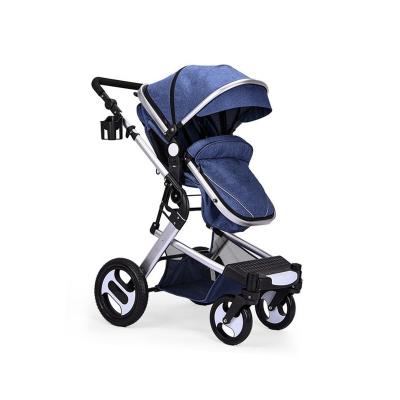 China European Baby Stroller Trolley Pram Hot Sale Canvas New Design for sale