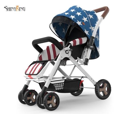 China High Quality Aluminum Baby Stroller High Landscape Aluminum Alloy Baby Pram for sale