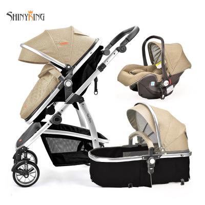 China Luxury Popular Stroller 3 In 1 Baby Car Stroller Jogging Prams for sale