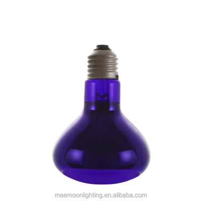 China UVA+Heating UVA Reptile Moonlight Lamp R63 R80 R95 Black Bulb R63 Pet Bulb Light Purple Sterilization Lamp for sale