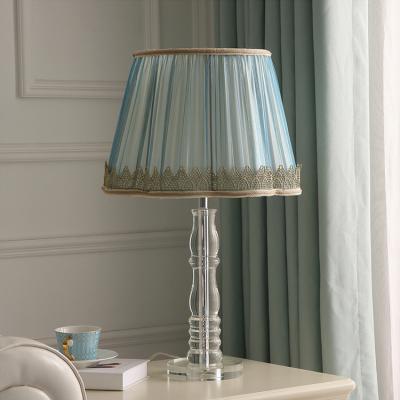 China Contemporary Luxury Industrial Colored Square Marble Stone Table Base Lamp For Bedroom for sale