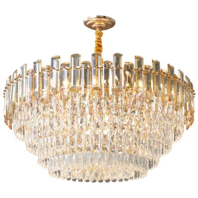 China High quality European modern large chandelier modern hot seling crystal lighting furniture for home decor for sale