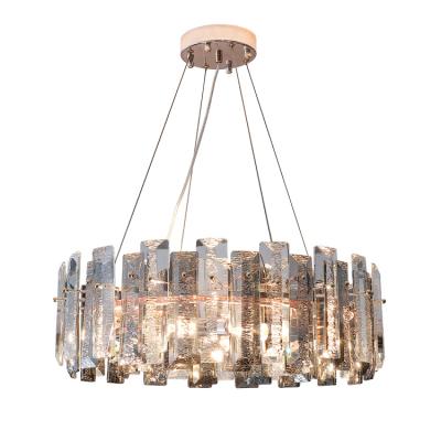 China Post modern high quality modern crystal luxury gold hotel chandelier pendant lamps crystal chandelier for living room for sale