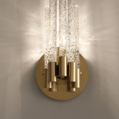 China Modern High Quality Luxury Bedroom Bedside Lamp Wall Decoration Single Crystal Wall Lamp Wall Mounted Lamp for sale