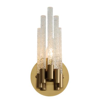 China Modern Crystal Wall Light Bedroom Chandelier Light Source E14 Decorative Crystal Wall Lamp for sale