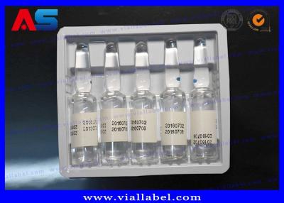 China Precio Barato Botella de ampollas bandeja médica de plástico, ampolla transparente, bandeja de ampollas para 1 ml / 2 ml en venta