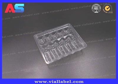 China Plastik-Blister-Ampulle-Tray 1ml*5 Typ PVC-Ampulle-Verpackung Medizinische, Ampulle-Flaschen Klarer kundenspezifischer Blister zu verkaufen