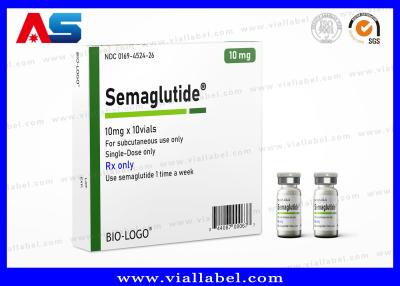 China Semaglutide 2ml Vial Box Printing With UV Glossy Laminate And Customized Design for sale