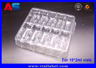 China 55um PET Transparent Blister Packaging for 10 x 2ml Vials – Ready to Ship, Durable, Eco-Friendly, Factory Direct for sale