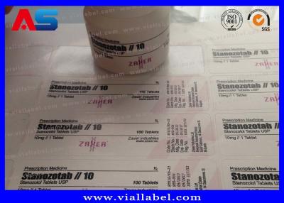 Chine Label en plastique de bouteille de pilule de prescription pour les étiquettes adhésives de GV ROHS d'OIN des pots 30ml pour les bouteilles en plastique à vendre