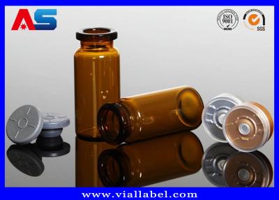 China 5ml 8 ml 15ml 10mL Small Glass Vials Bottles With Flip Off Cap Rubbers vial glass bottle for sale