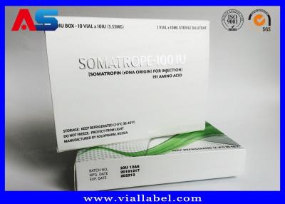 China Caja y etiquetas Tray For Growth Hormone Medication plástico de papel de Hcg en venta