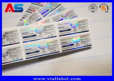 China Peptide Flesjeetiketten van 10ml Glasflesjes, Druk van de Douane Peptide Sticker Te koop