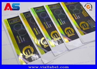 Chine Labels collants adhésifs forts de CMYK pour les labels auto-adhésifs de fioles en verre de bodybuildings de peptide à vendre