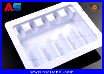 China Weißes PET 5 2 ml Ampullen Blister Tray Verpackung pharmazeutische Blisterverpackung zu verkaufen