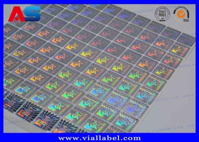 China Tamper Evident QR Code Serial Number 3D Holographic Stickers hologram security sticker for sale