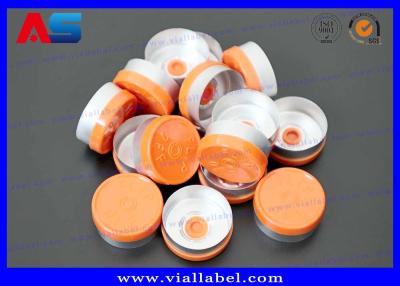 China Botellas de vidrio para inyecciones de 10 ml Vial Caps de 20 mm de plástico de aluminio Material de tapa personalizada en venta