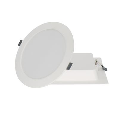 China Wholesale Price OEM ODM ERP Ceiling Downlight Modern Ultra Thin Round Recessed Backlit Led Panel Light for sale