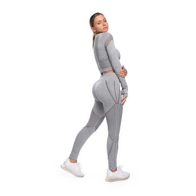 China Women Yoga Clothing Suit Neoprene Sauna Body Shaper Control Panties High Hips Tights Breathable Elastic Seamless Yoga Pants for sale