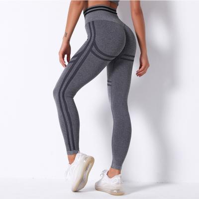 China New Design Yoga Pants Workout Breathable Running Fitness Butt-Lift Seamless GYM Leggings Women for sale