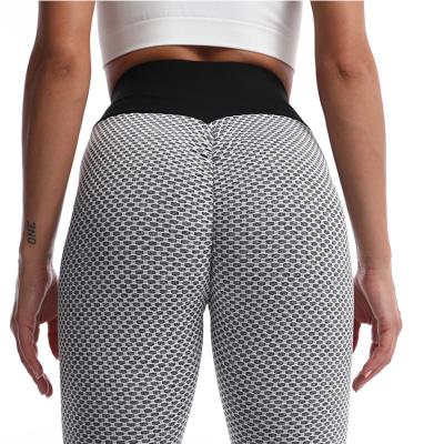 China Breathable Anti Cellulite Booty Butt Crac! crack! Women High Waisted Yoga Pants Tummy Control Workout GYM Lifting Gaiters 4XL for sale