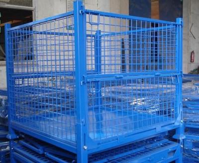 China Steel Standard Wire Mesh Container Wire Mesh Basket for sale