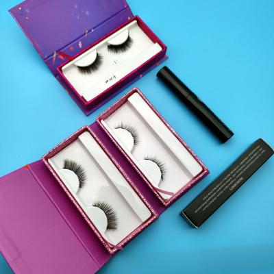 China Eyelash Natural Magnetic Suit Flexible Soft Strip No Magnet On Lash Invisible Magnetic Eyelashes for sale