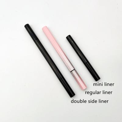 China 2021 new design waterproof private label eyeliner pencil 3d mink eyelashes self-adhesive mink whips eyeliner glue magic pen for sale