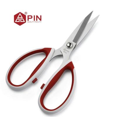 China Kitchen Scissors Shears Factory PIN Brand 4083 Strong Scissors Kitchen Tools Shears Super Sharp Stainless Steel Leather Shears Chicken Bone Cutter for sale