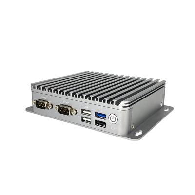 China system unit fanless mini pc small computer j1900 cpu with 1 pcie slot box mini pc win10 operation OS no monitor for sale