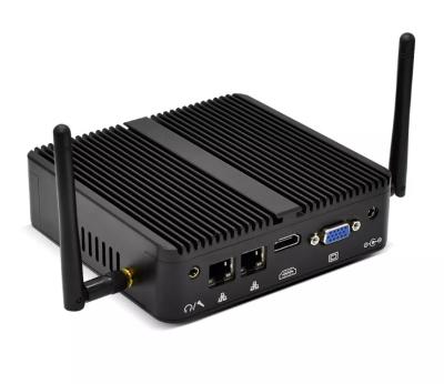 China I5 mini PC 8GB 16GB RAM 4COM J4105 cpu small computer box 12V industrial fanless industrial mini PC win10 for sale