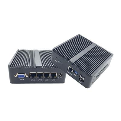 China Business Intel J1900 Core RAM i5 i7 Fanless Mini PC PC With LAN 4 Ports Mini Industrial Desktop Tablet Box Computer for sale