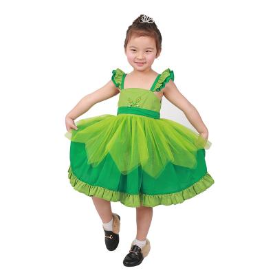 China Hive Boutique Viable Kids JannyBB Dress + Green Sleeve + Floating Skirt + Green Poplin Sash for sale