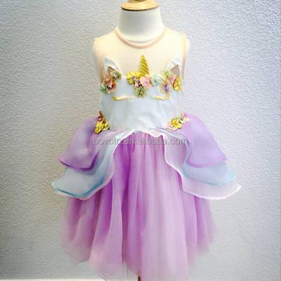 China 2018 Viable Hot Baby Unicorn Dress For Party for sale