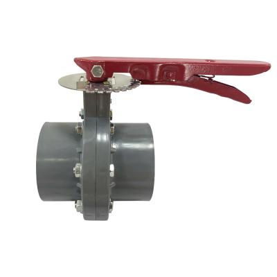 China General Irrigation SS PN12 Metal Handle Butterfly Agriculture Valve for sale