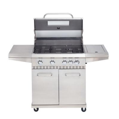 China Outdoor Gas Grill Stove BBQ Grills with 5 Burners and Stainless Steel Material for sale