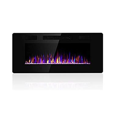 China Electric Fire Place with 9 Flame Colors Wall Mounted Electric Fireplace Heater Flame for sale