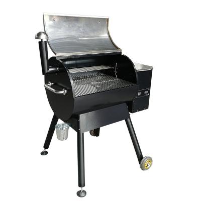 China High Pressure Protection Device Barrel Electric Wood Pellet Smoker Trolley BBQ Grill for sale