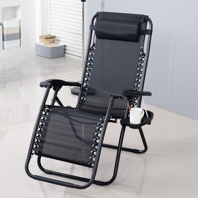 China Mesa de exteriores de trabajo pesado reclinable plegable silla de gravedad cero para dormir en la playa en venta