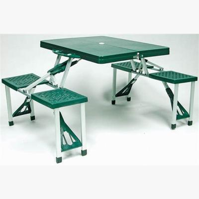 China Algemeen Outdoor Draagbare 4 zitplaatsen Camping koffer Klappbare picknicktafel voor binnenplaats Goed Te koop